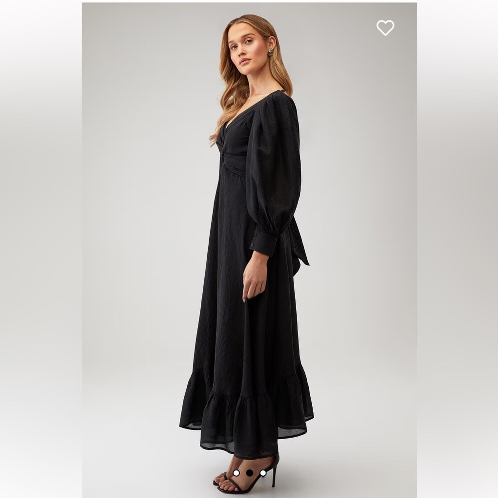 Sabina Musayev Daphna Black Midi Dress XS - Picture 5 of 11